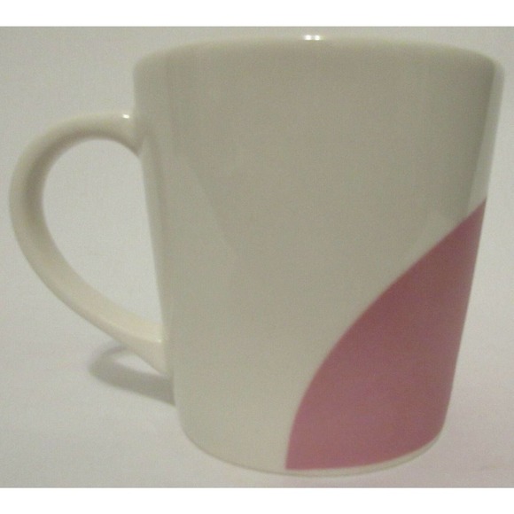 Starbucks Coffee 2005 Pink Gray Dual Tone Tea Cup Mug Collectible Gift Mothers - Picture 2 of 7